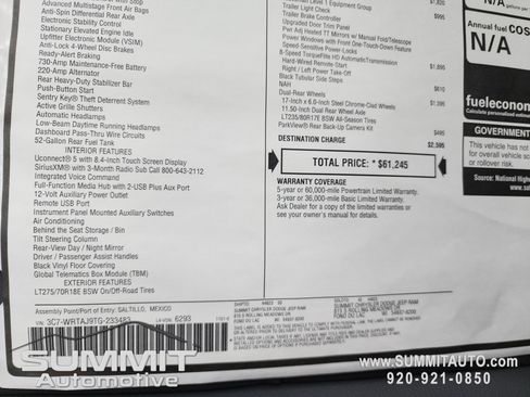 New 2026 RAM 3500 Tradesman w/ Chrome Appearance Group A image 11