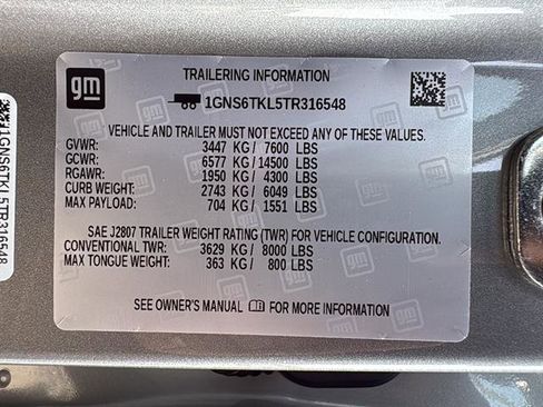 New 2026 Chevrolet Tahoe High Country AWD/4WD image 37