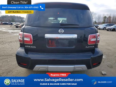 Used 2017 Nissan Armada Platinum w/ Captain Seat Package AWD/4WD image 8