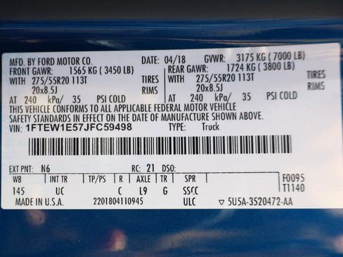 Used 2018 Ford F150 XLT w/ Equipment Group 302A Luxury image 18