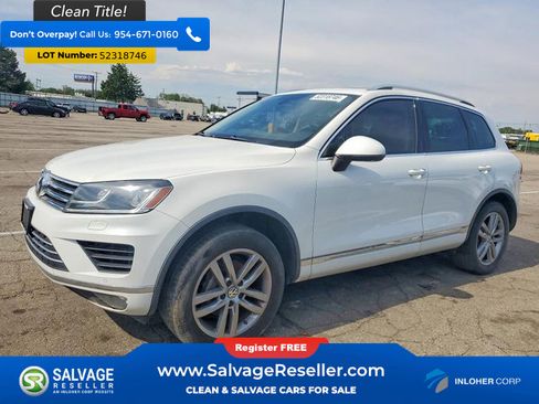Used 2015 Volkswagen Touareg VR6 AWD/4WD image 1