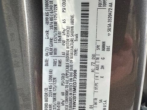Used 2021 Ford F250 Lariat w/ Lariat Value Package AWD/4WD image 28