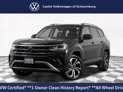 Certified 2023 Volkswagen Atlas SEL AWD/4WD image 1