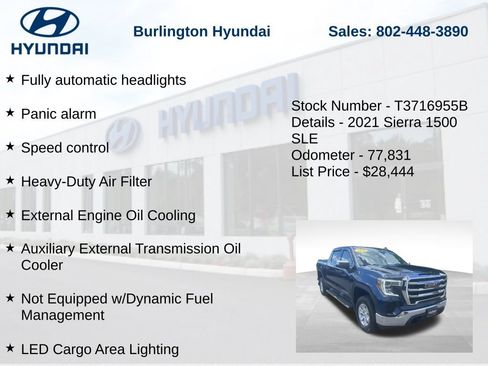 Used 2021 GMC Sierra 1500 SLE AWD/4WD image 27