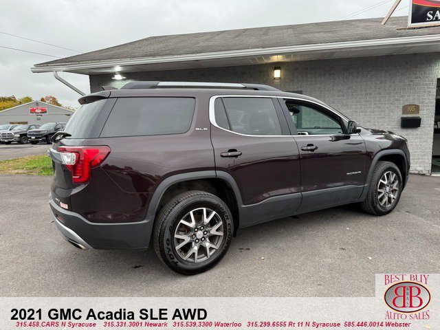 Used 2021 GMC Acadia SLE w/ Driver Convenience Package AWD/4WD image 3