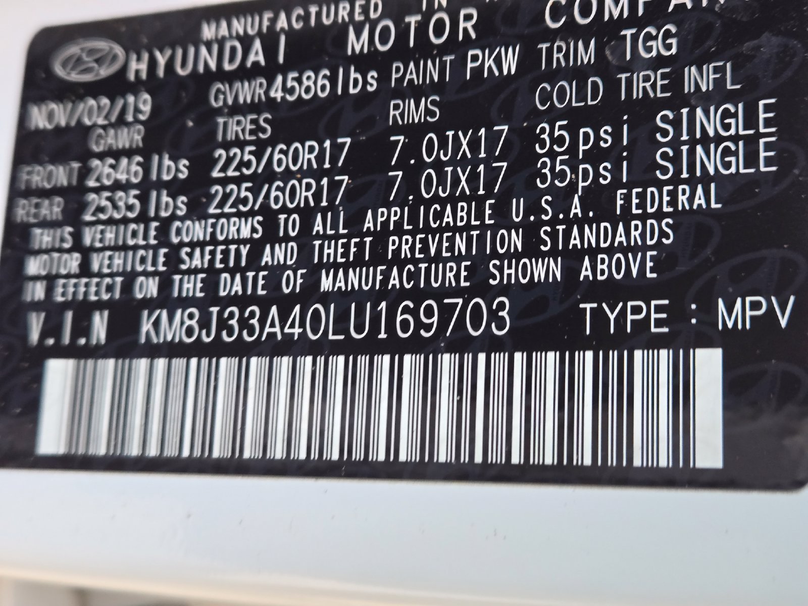 Used 2020 Hyundai Tucson Value FWD image 31