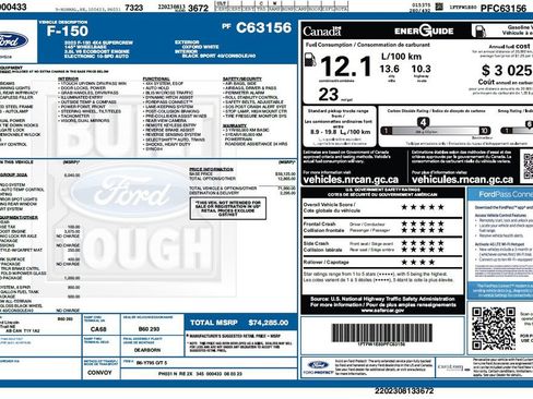 Used 2023 Ford F150 XLT w/ Equipment Group 302A High image 4