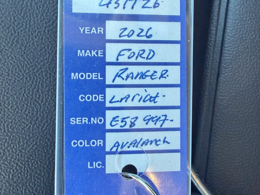 New 2026 Ford Ranger Lariat w/ Black Appearance Package AWD/4WD image 37