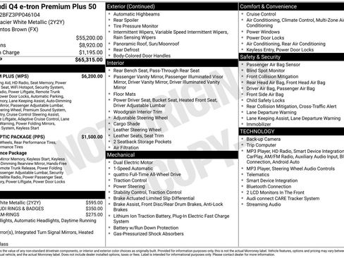 Certified 2023 Audi Q4 e-tron Premium Plus w/ Premium Plus AWD/4WD image 33