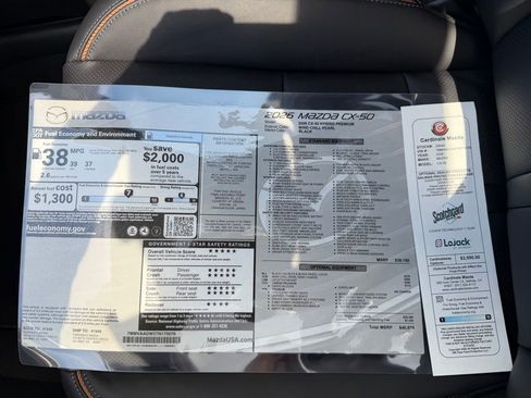 New 2026 MAZDA CX-50 AWD 2.5 Hybrid w/ Cargo Package image 35