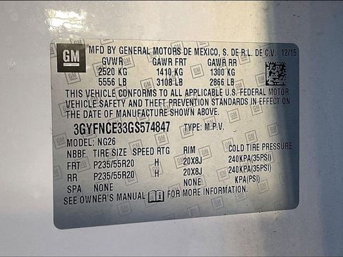 Used 2016 Cadillac SRX Performance w/ Driver Awareness Package image 35