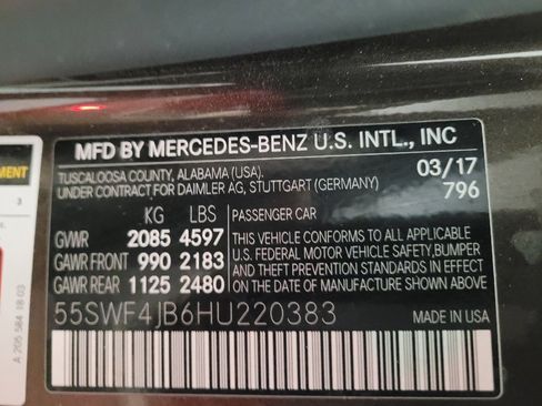 Used 2017 Mercedes-Benz C 300 Sedan w/ Premium 1 Package image 33