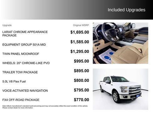 Used 2017 Ford F150 Lariat AWD/4WD image 5