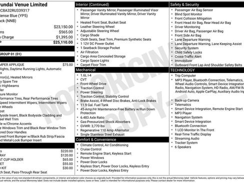 Used 2024 Hyundai Venue Limited FWD image 2