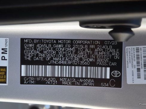 Used 2023 Toyota Corolla XSE image 21