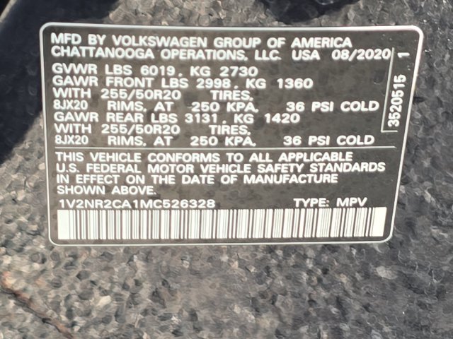 Used 2021 Volkswagen Atlas SE w/ Towing Package AWD/4WD image 34