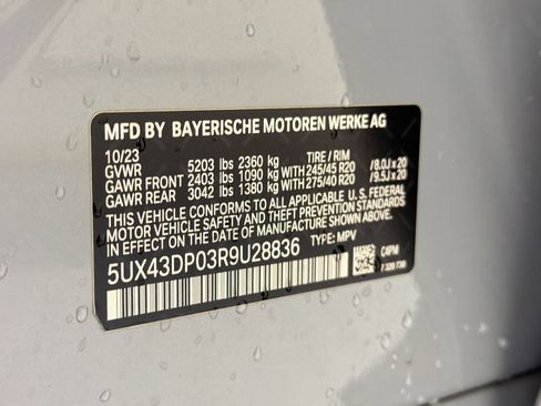Used 2024 BMW X3 sDrive30i w/ M Sport Package RWD image 20