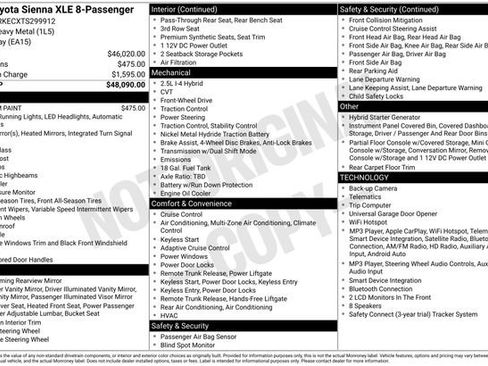 Certified 2026 Toyota Sienna XLE FWD image 37