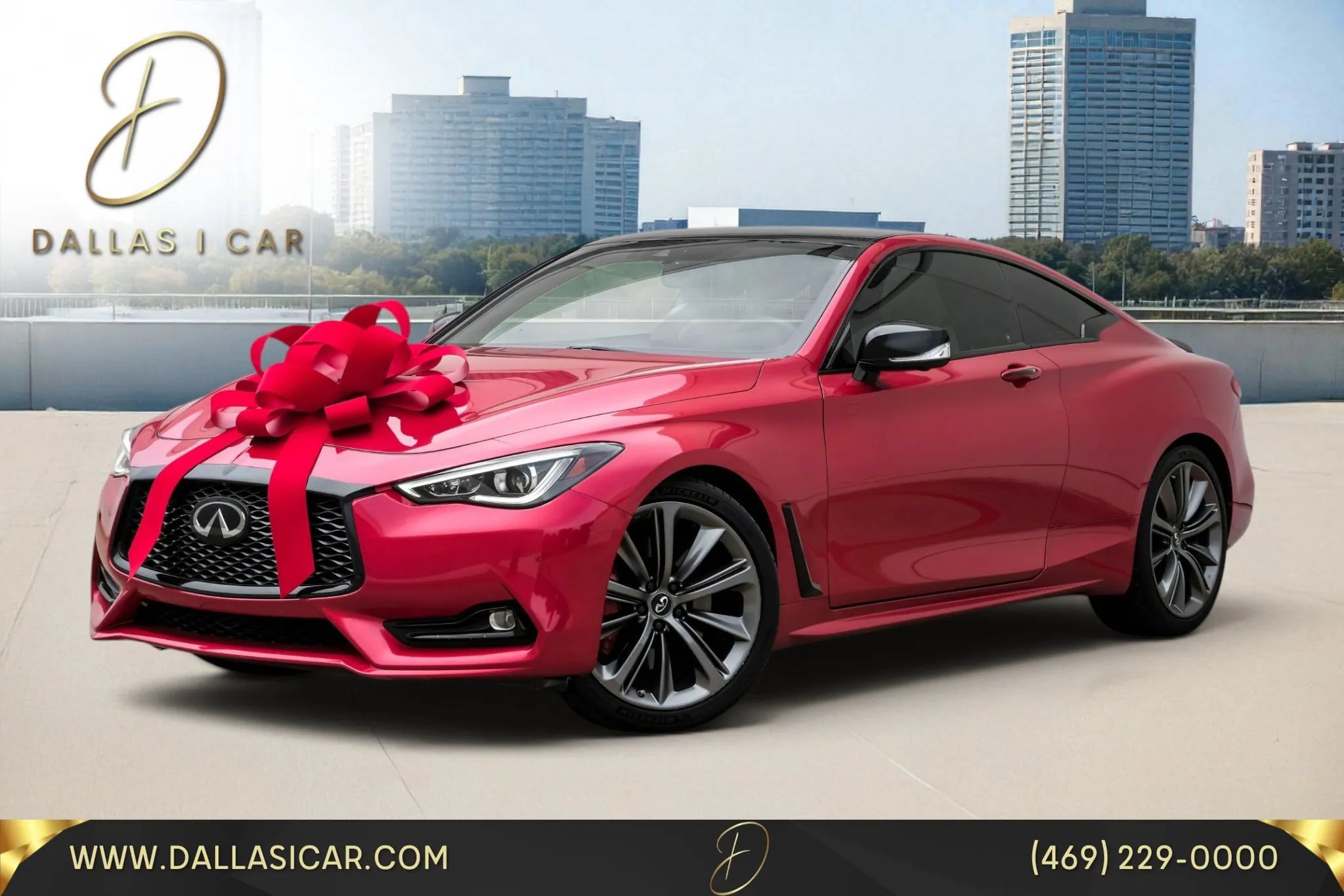 Used 2019 INFINITI Q60 Red Sport 400 w/ Proassist Package AWD/4WD image 1
