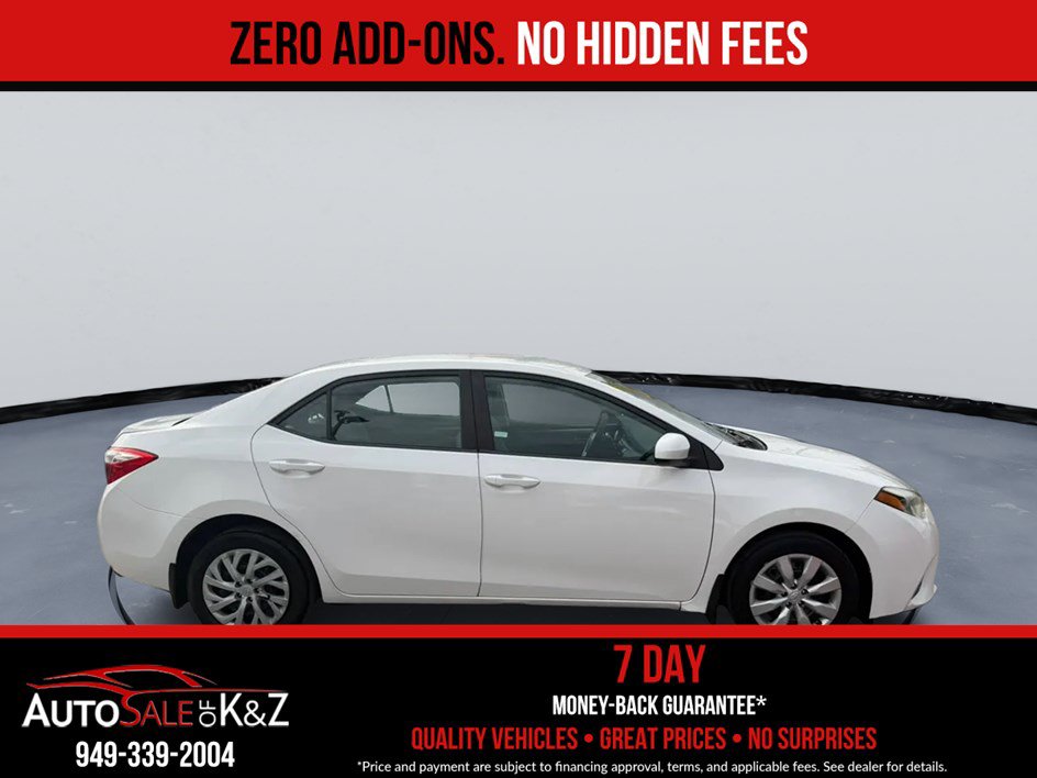 Used 2015 Toyota Corolla LE w/ Body Protection Package #3 FWD image 4