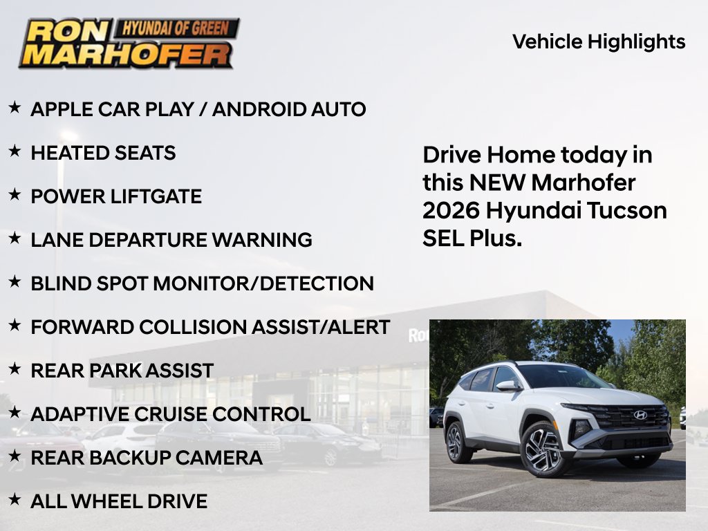 New 2026 Hyundai Tucson SEL Plus w/ Tow & Go Package AWD/4WD image 15