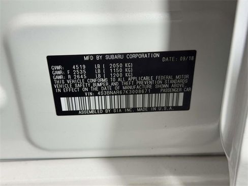 Used 2019 Subaru Legacy 2.5i Sport image 16