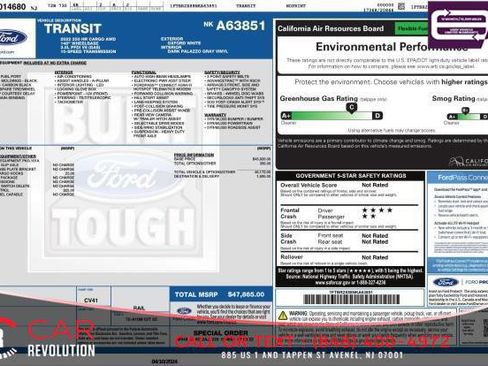 Used 2022 Ford Transit 250 148 High Roof AWD image 15