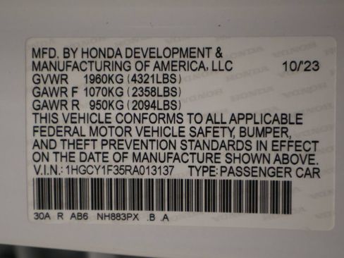 Used 2024 Honda Accord EX image 17
