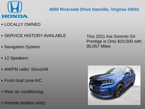 Used 2021 Kia Sorento SX FWD image 7