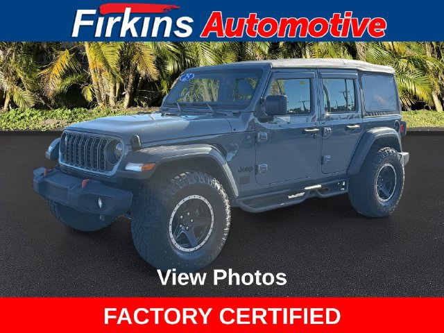 Used 2025 Jeep Wrangler Unlimited Sport AWD/4WD image 1