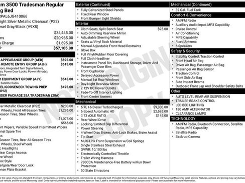 Used 2018 RAM 3500 Tradesman w/ Chrome Appearance Group RWD image 34
