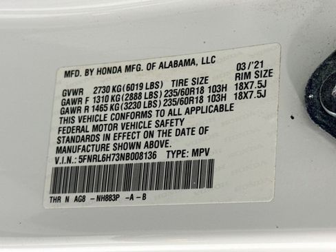 Certified 2022 Honda Odyssey EX-L image 33