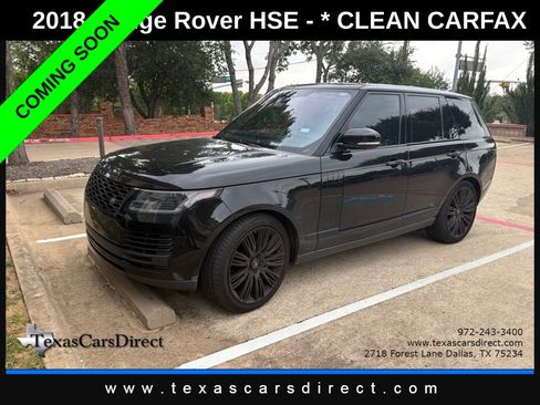 Used 2018 Land Rover Range Rover HSE AWD/4WD image 1