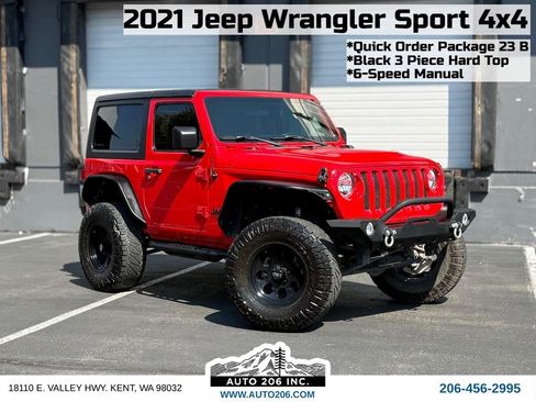 Used 2021 Jeep Wrangler Sport AWD/4WD image 1