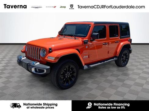 Used 2023 Jeep Wrangler Unlimited Sahara w/ Cold Weather Group AWD/4WD image 1
