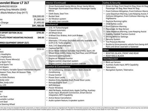 Used 2025 Chevrolet Blazer LT w/ Midnight/Sport Edition image 37