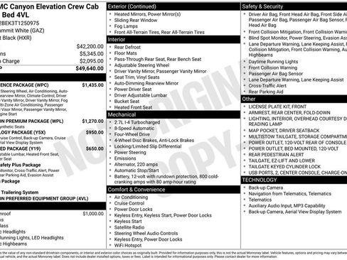 New 2026 GMC Canyon Elevation w/ Convenience Package AWD/4WD image 49