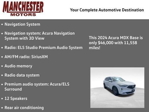 Used 2024 Acura MDX SH-AWD w/ Technology Package image 2