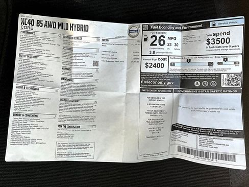 New 2026 Volvo XC40 B5 Core image 25