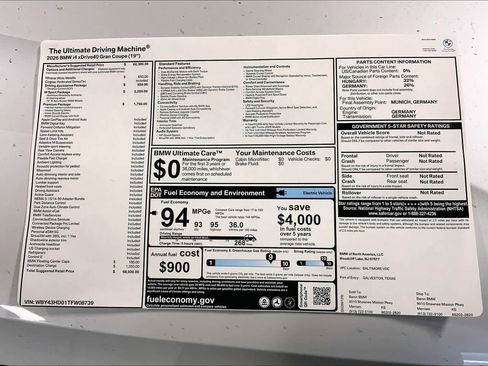 New 2026 BMW i4 xDrive40i w/ M Sport Package image 22