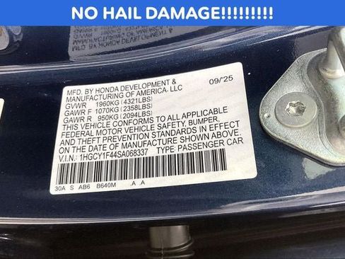Certified 2025 Honda Accord SE image 33
