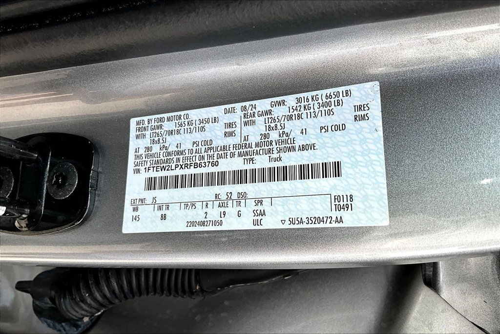 Used 2024 Ford F150 STX w/ Equipment Group 201A FX4 AWD/4WD image 21