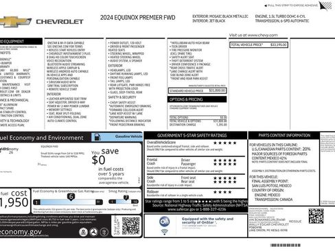 Used 2024 Chevrolet Equinox Premier FWD image 13