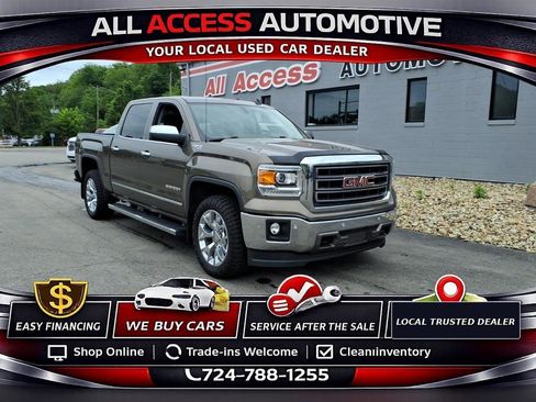 Used 2014 GMC Sierra 1500 SLT w/ SLT Crew Cab Value Package AWD/4WD image 2