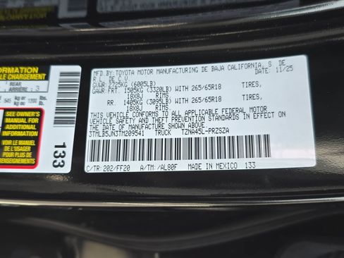 Used 2026 Toyota Tacoma SR5 AWD/4WD image 37