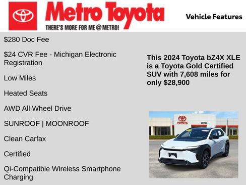 Certified 2024 Toyota bZ4X AWD w/ Weather Package image 6