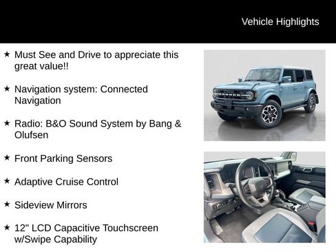 Used 2023 Ford Bronco Outer Banks AWD/4WD image 26