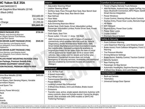 Used 2019 GMC Yukon SLE w/ Convenience Package image 3