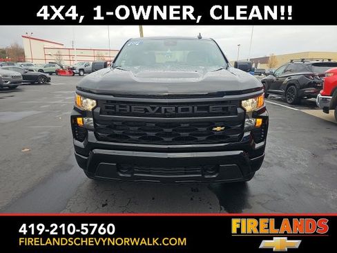 Certified 2024 Chevrolet Silverado 1500 Custom w/ Turbomax Blackout Package image 2