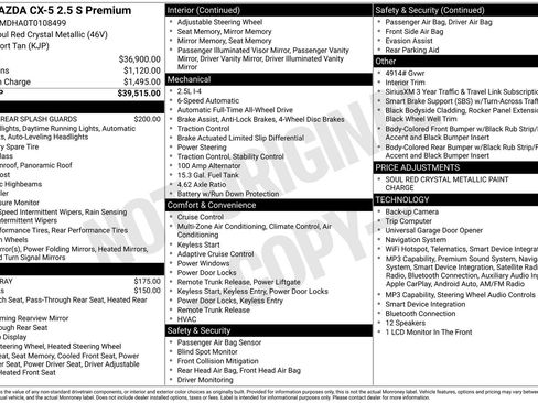 New 2026 MAZDA CX-5 2.5 S w/ Premium Package AWD/4WD image 28